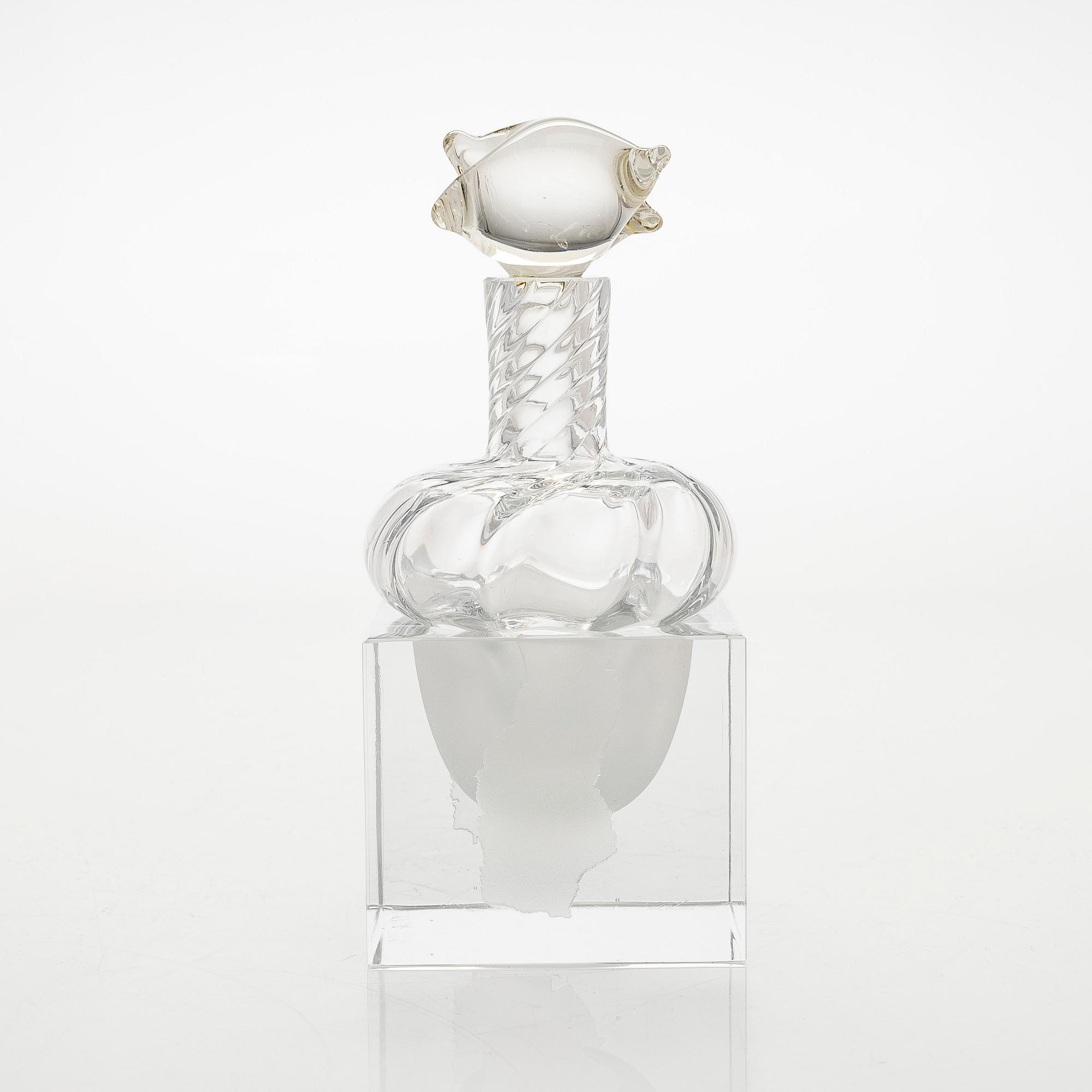 Tiina Nordström, an art glass signed Tiina Nordström, Iittala 1991.