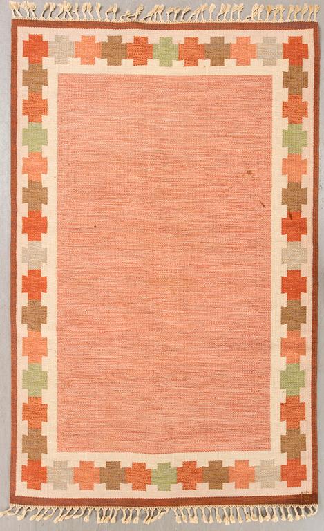 A Swedish flat weave carpet Ingegerd Silow 252x166 cm.