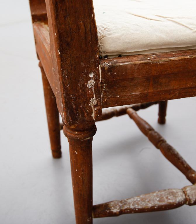 STOLAR, 1 par, sengustavianska, omkring år 1800.