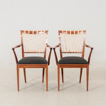 Josef Frank, armchairs a pair, model 1165, Svenskt Tenn.