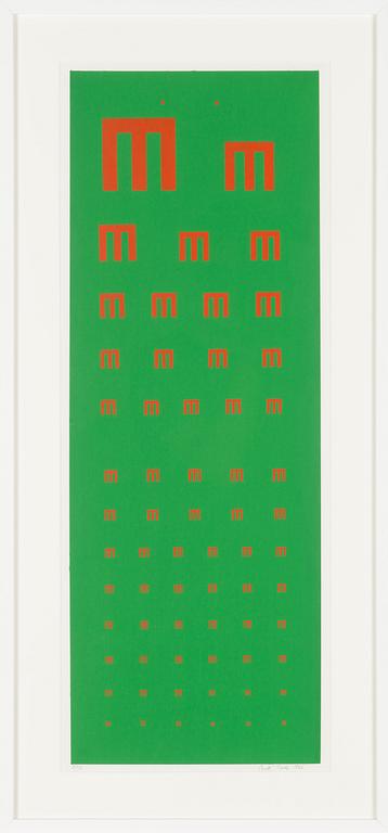 Pentti Tulla, serigrafi, signerad och daterad 1986, numrerad 2/50.