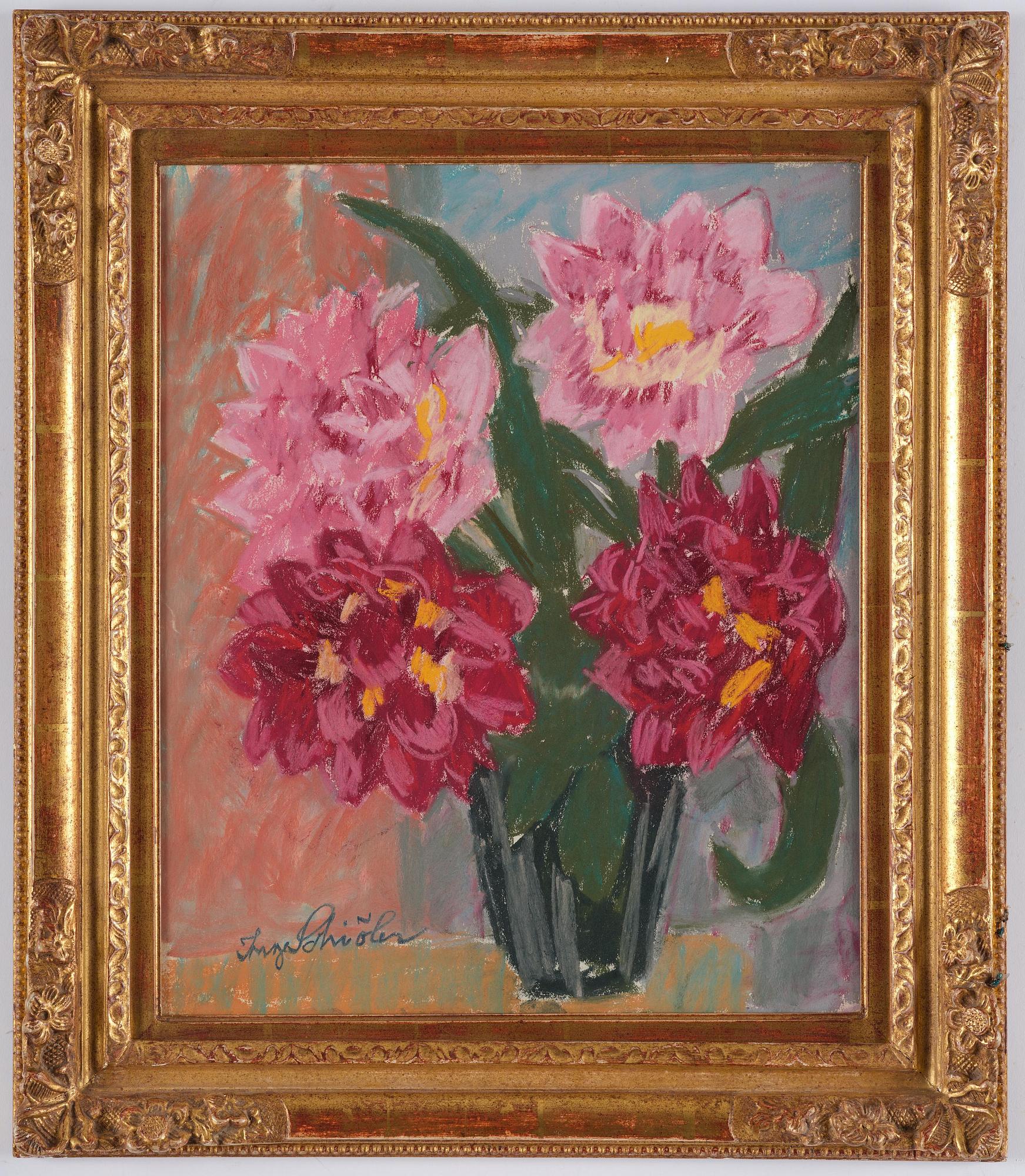 Inge Schiöler, Flower Still Life.