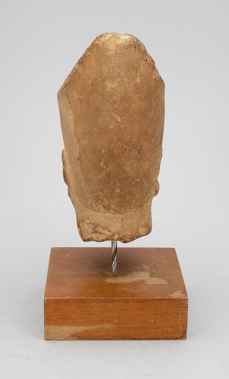 SKULPTUR / FRAGMENT, sandsten, Egypten.