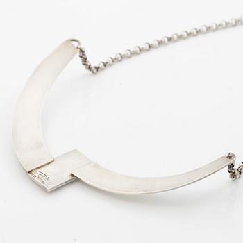 Claes Liljeroth, necklace, sterling silver, Malmö 1994.