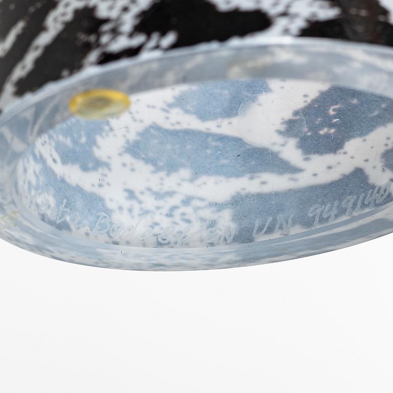 Kjell Engman, a unique glass sculpture, Kosta Boda, Sweden, 1999.