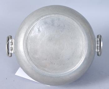 GRÖTSKÅL, tenn, 1800-tal, bär otydl stmpl.