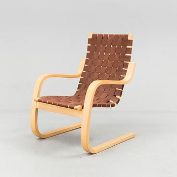 ALVAR AALTO, fåtölj, modell 406, Artek, Finland.