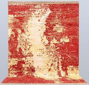 A rug, Morocco design, approx. 296 x 197 cm.