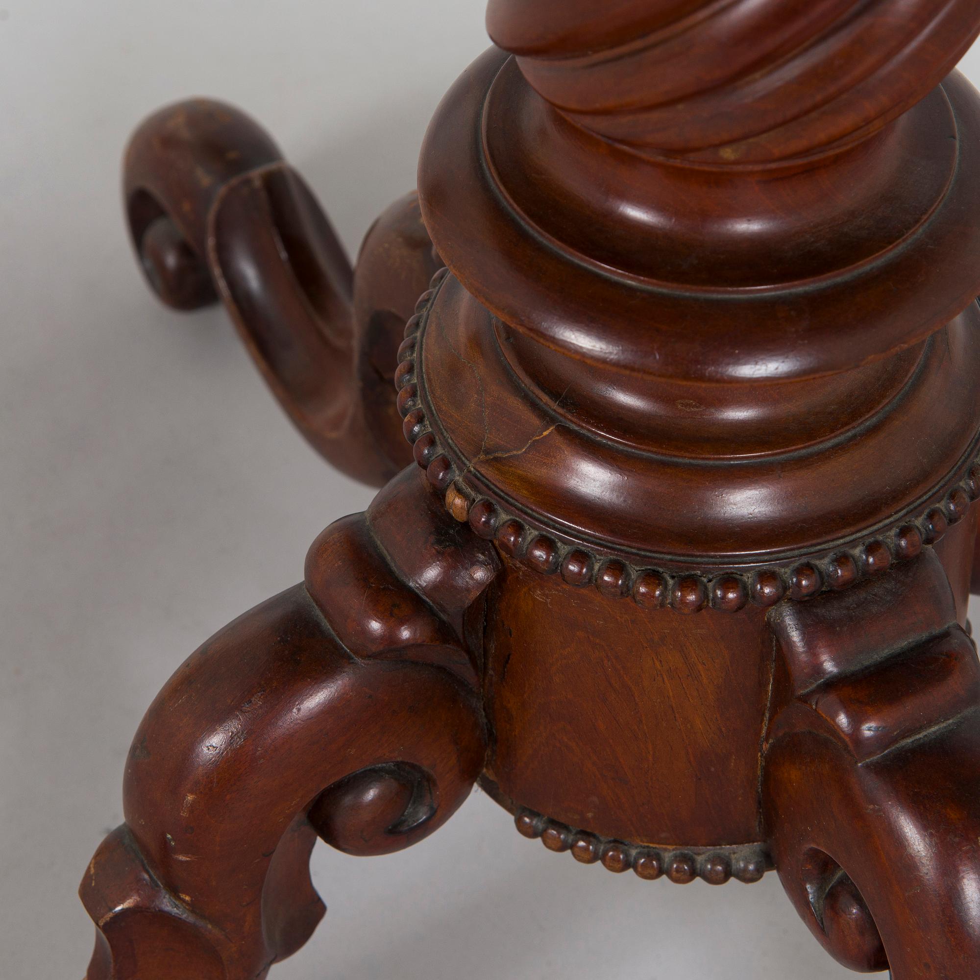 Display table, late 19th century.