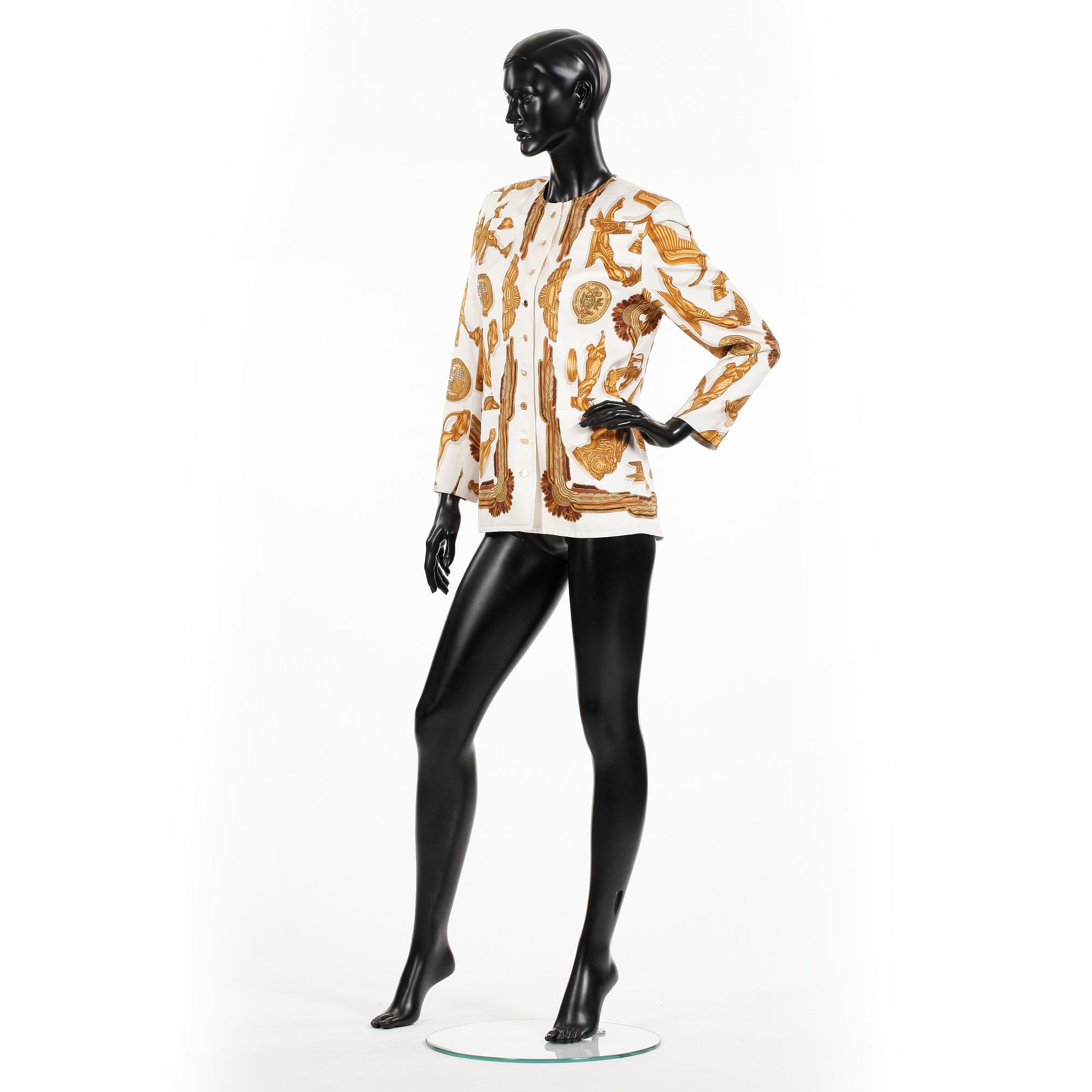 HERMÈS, a silk jacket.
