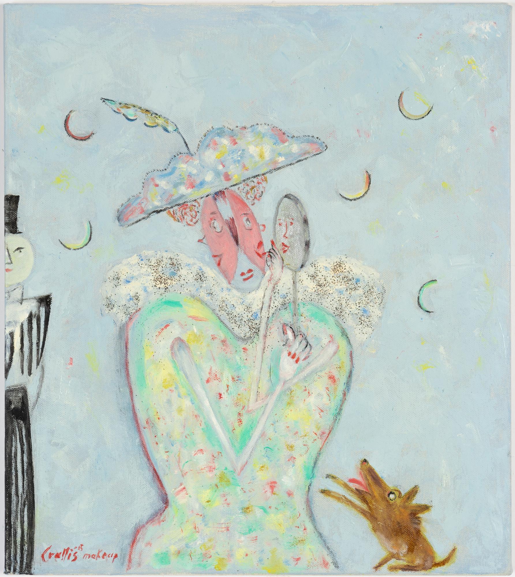 Jorgo Krallis, oil on canvas, signed and dated -15.