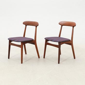 Chairs, a pair, mid-20th century, Denmark.