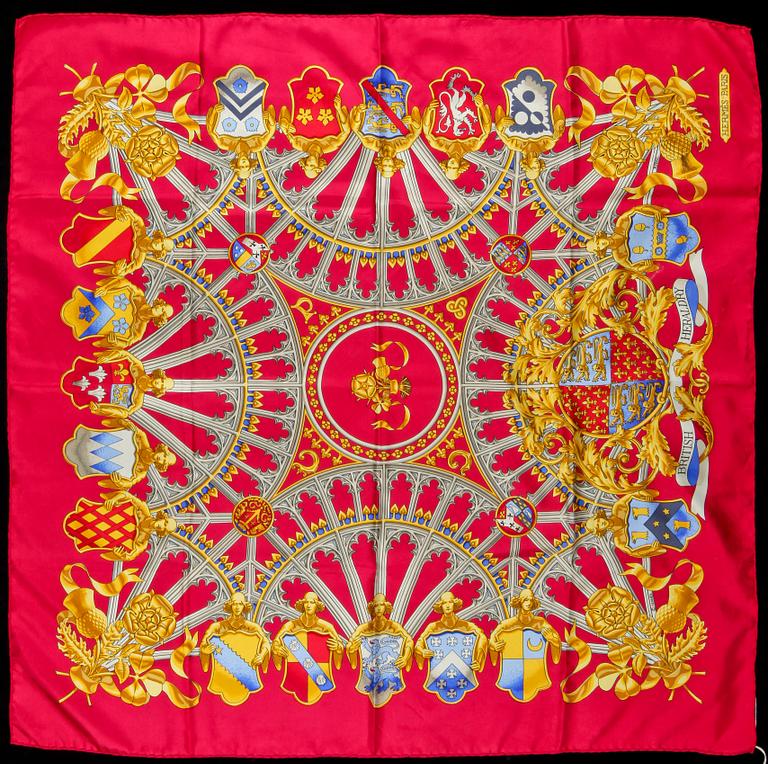 SCARF, Hermès, "British Heraldry".