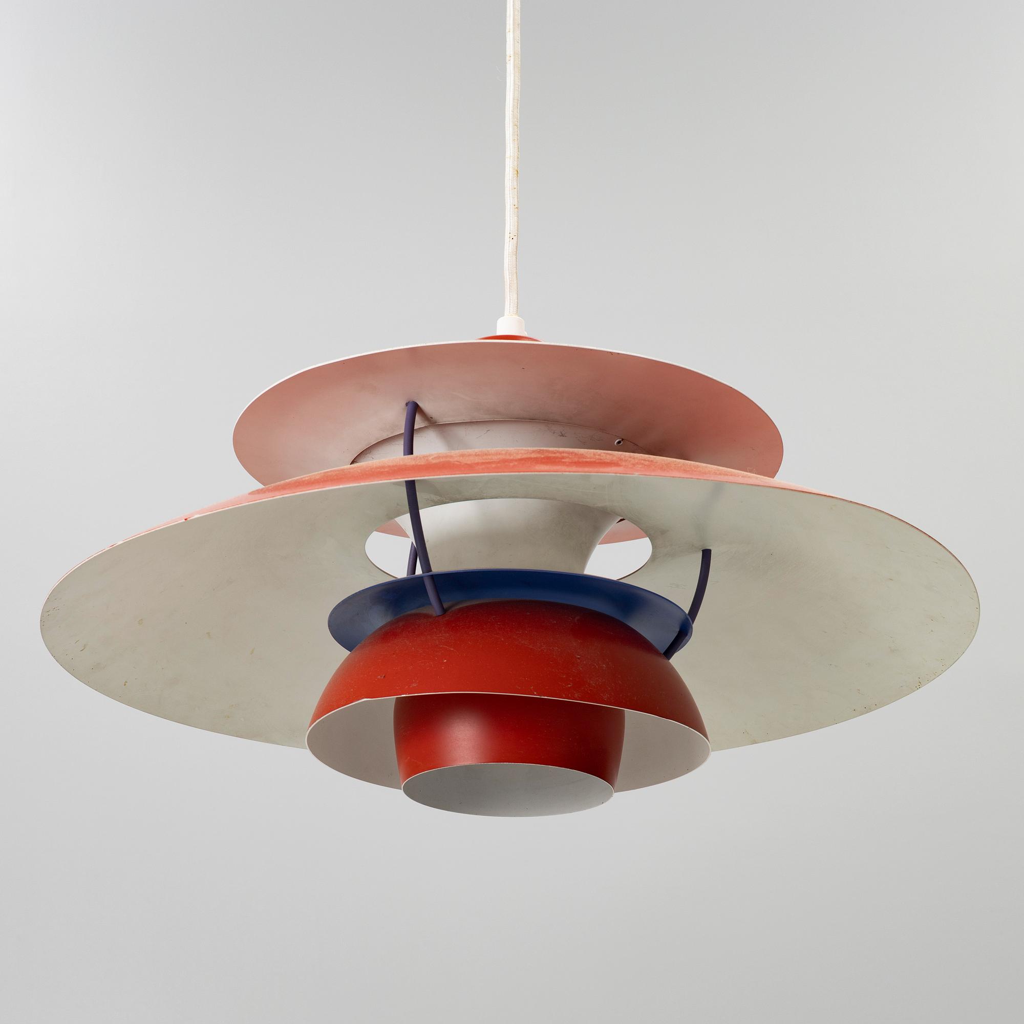 Poul Henningsen, a ceiling lamp, 'PH5', Louis Poulsen, Denmark.