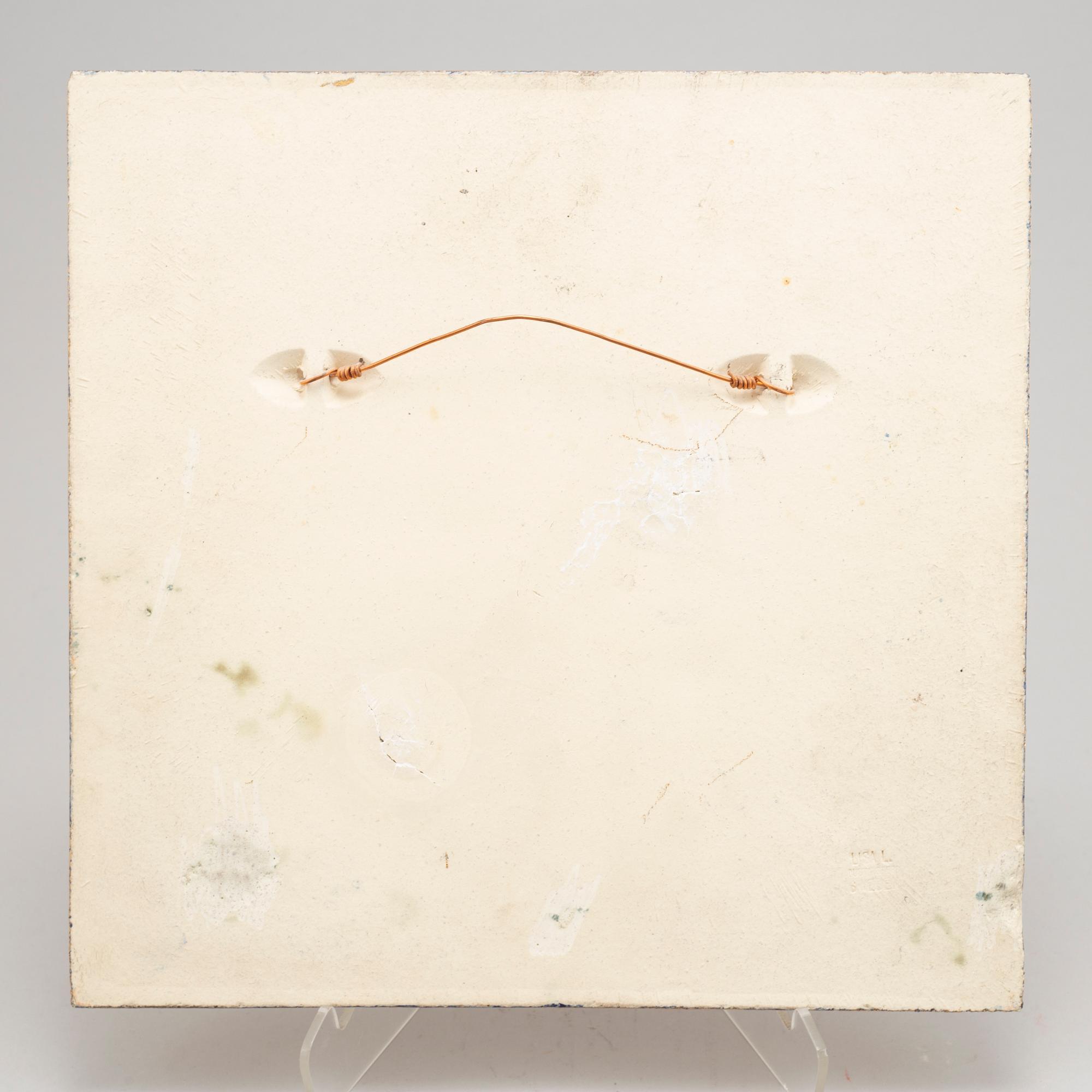 Lisa Larson, a stoneware wall relief, Gustavsberg.