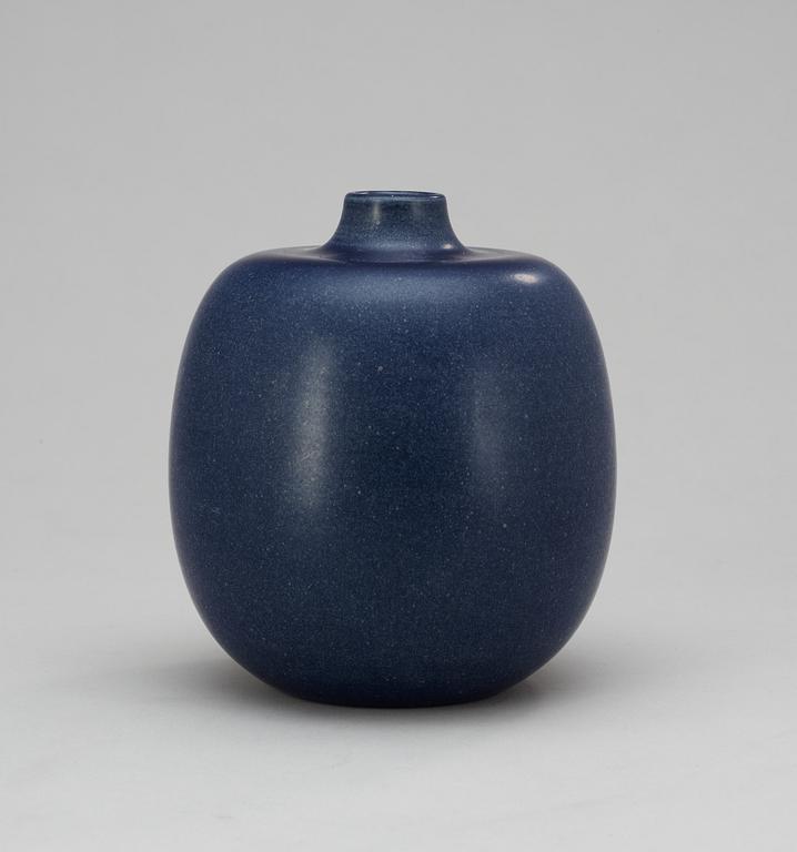 A Erik and Ingrid Triller stoneware vase, Tobo.