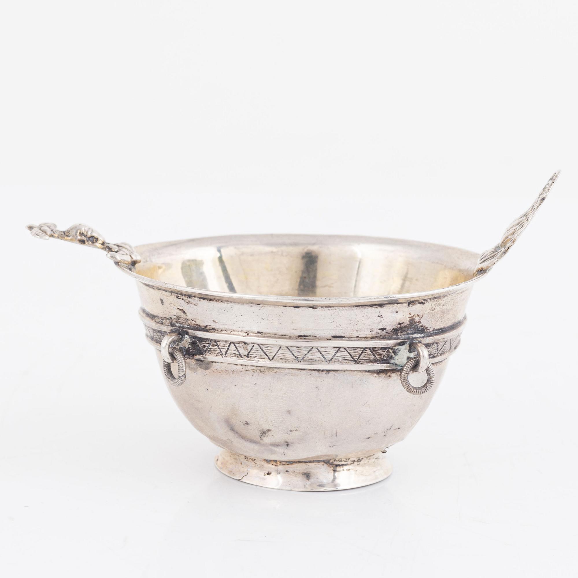 Erik Sandström, bägare, silver, Torneå, Finland, 1839.