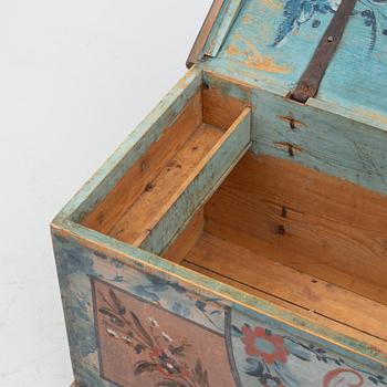 Chest, folk art, dated 1793.