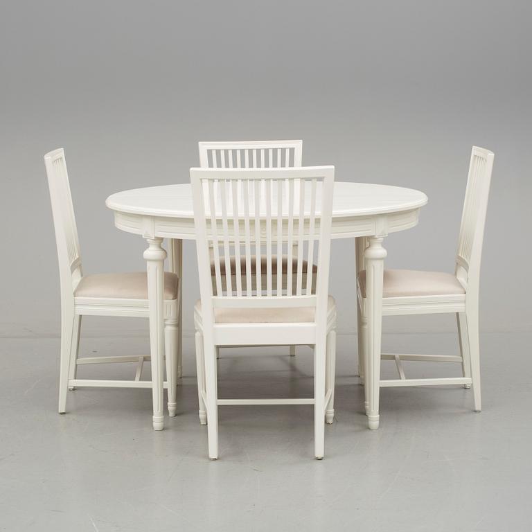 MATGRUPP, 5 delar, Gustaviansk stil, 1900-talets första hälft.