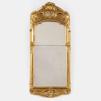 A rococo mirror, mid 18th Century, Stockholm.