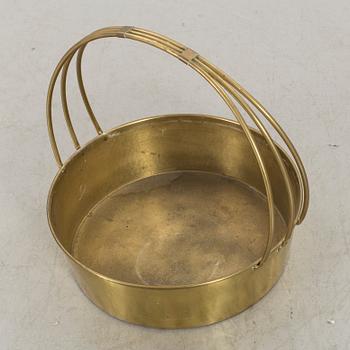 A BRASS BASKET.