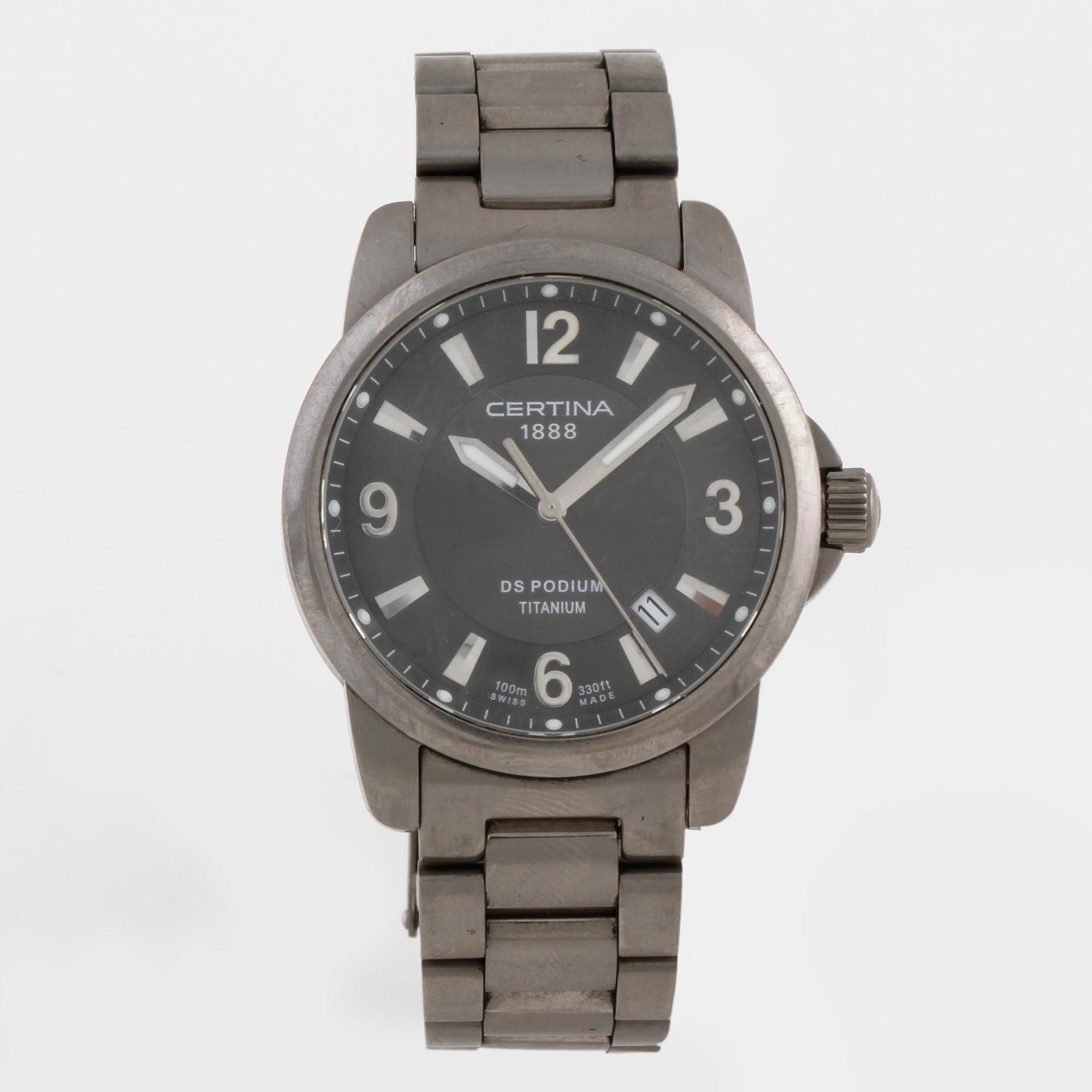 CERTINA DS Podium wristwatch 38 mm Bukowskis