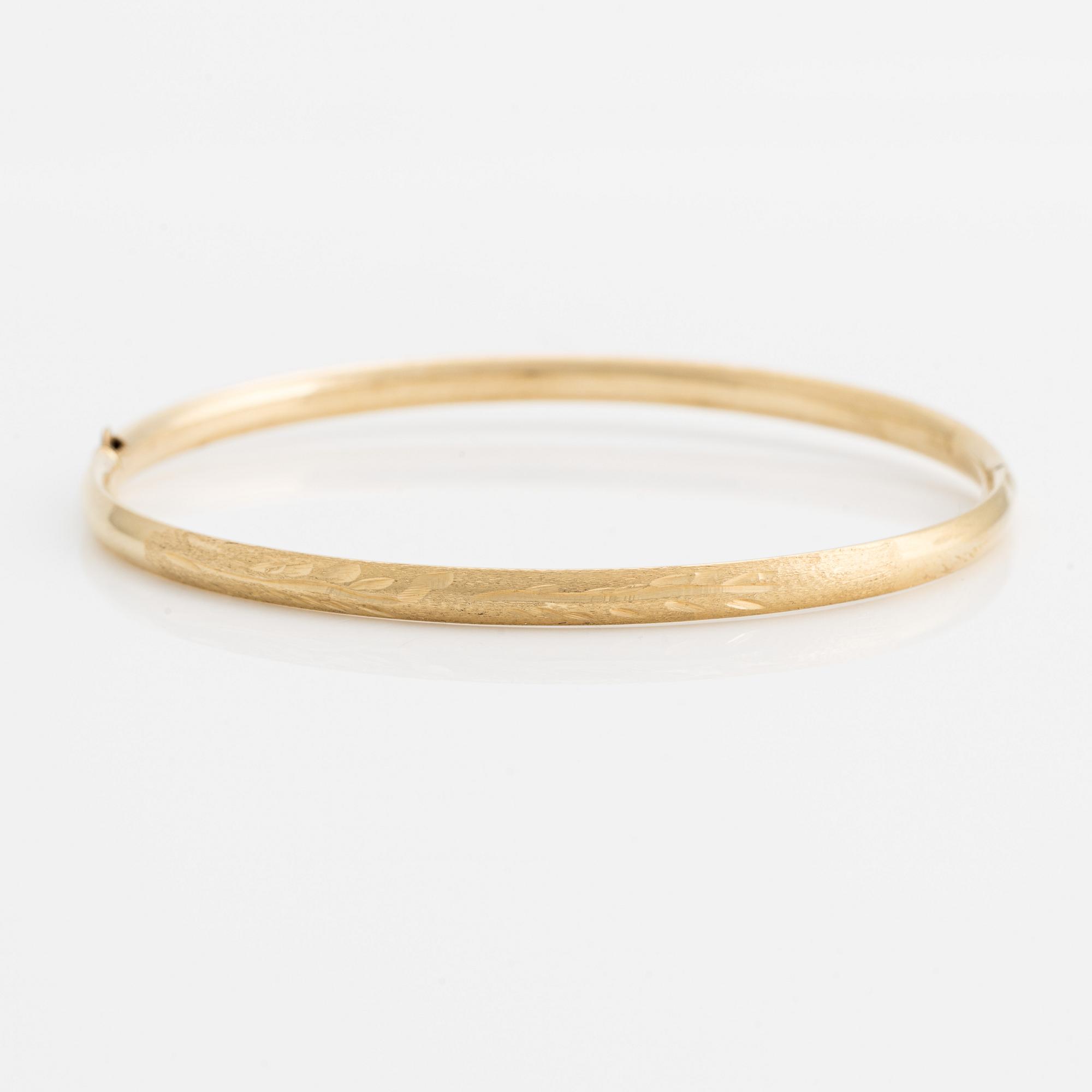 Armring, 18K guld, Italien.