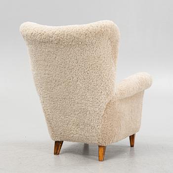 A Swedish Modern armchair, mid 20th Century.