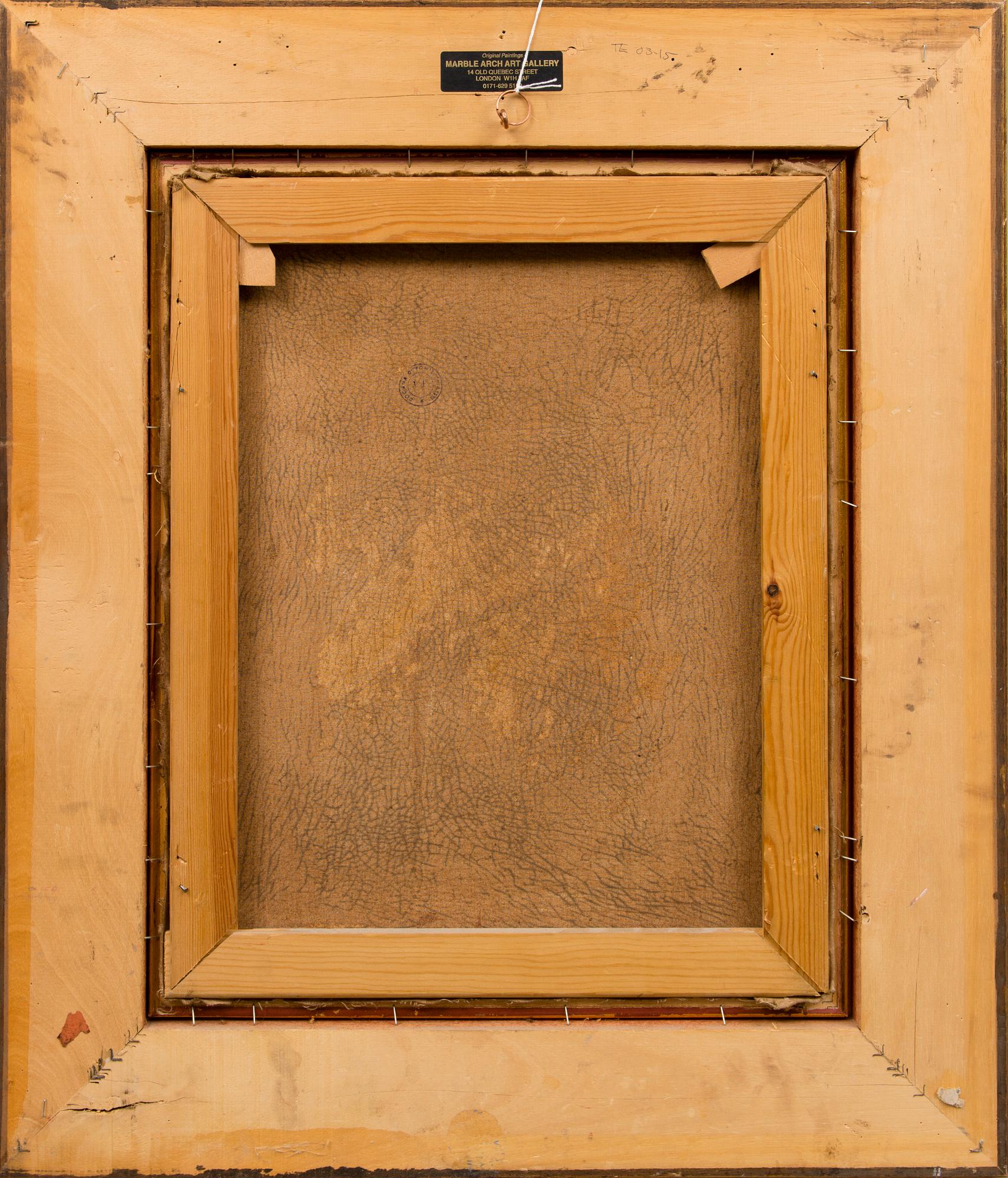 Unknown artist, oil on canvas, signed P. de Jong, early 20th century.