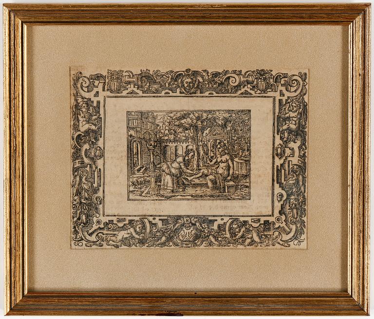 TRÄSNITT, 8 st, 1600-tal.
