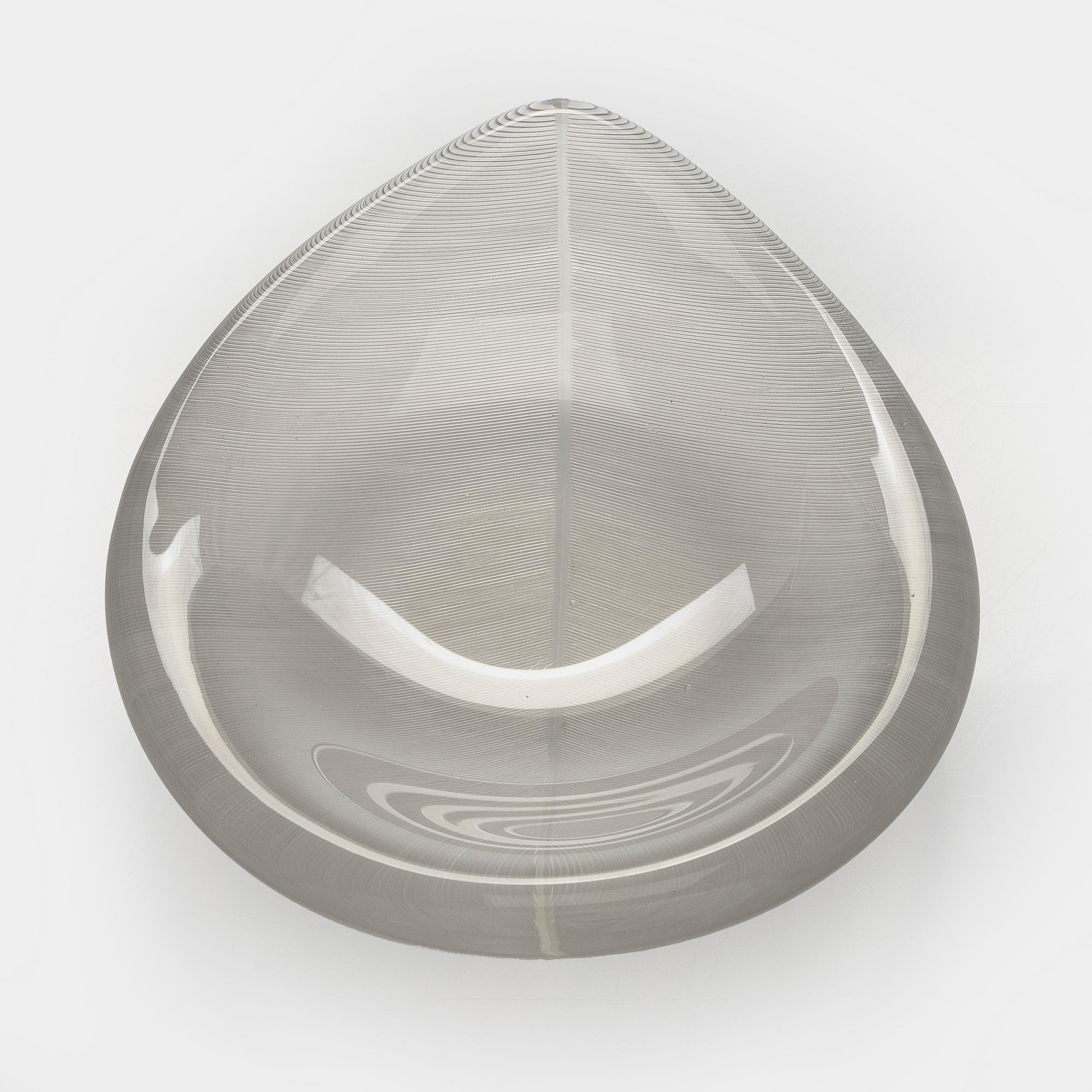 Tapio Wirkkala, skål, "Lehti" (Blad), signerad Tapio Wirkkala Iittala -56.