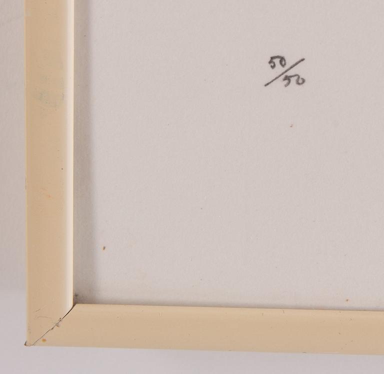 Kimmo Kaivanto,  silkscreen in colours, diptych, signed 50/50.