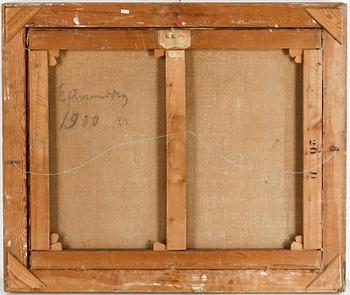 ARON GERLE, olja på duk, signerad, daterad 1914.