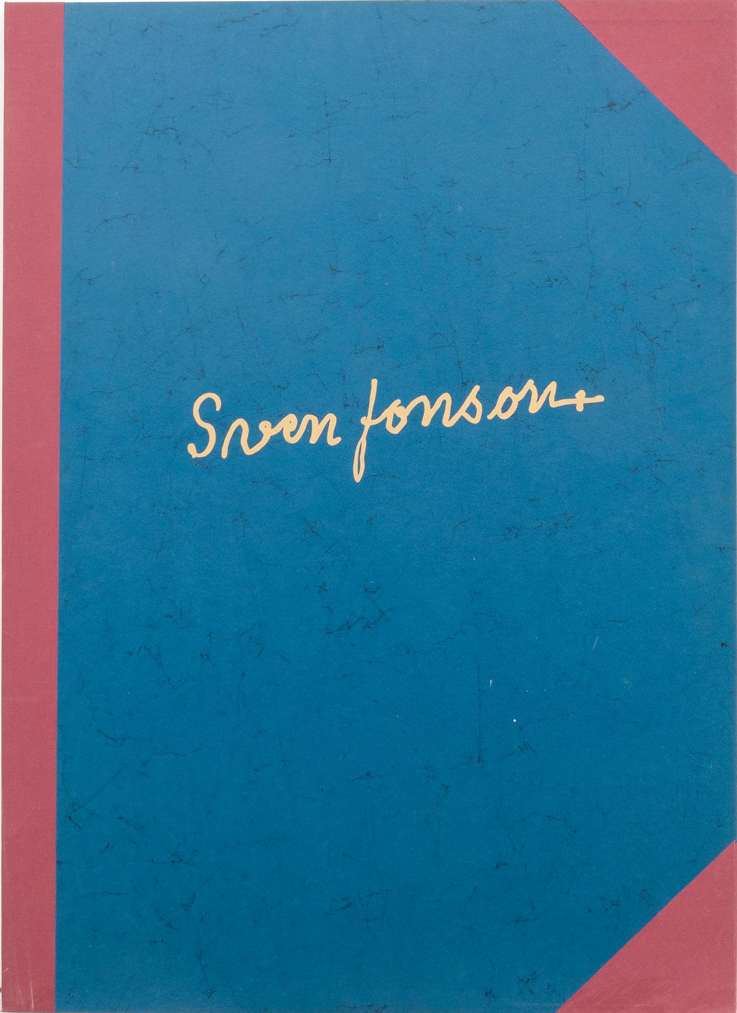 Sven Jonson, mapp med 5 färglitografier, stämpelsignerade och numrerade,158/390.