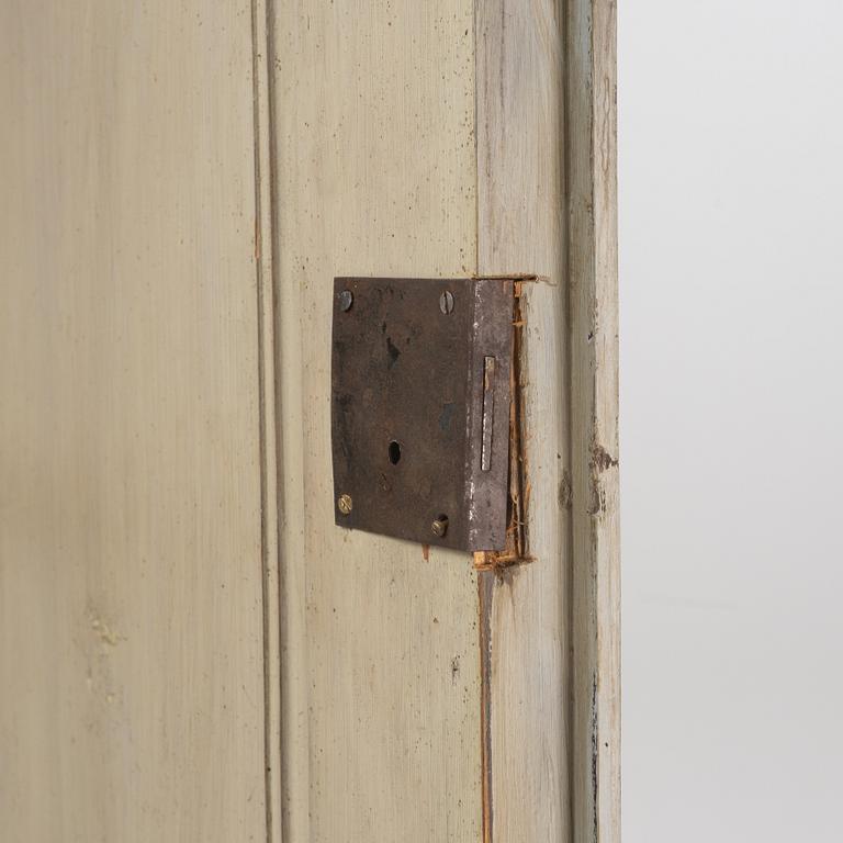 A painted cabinet, 19th Century.