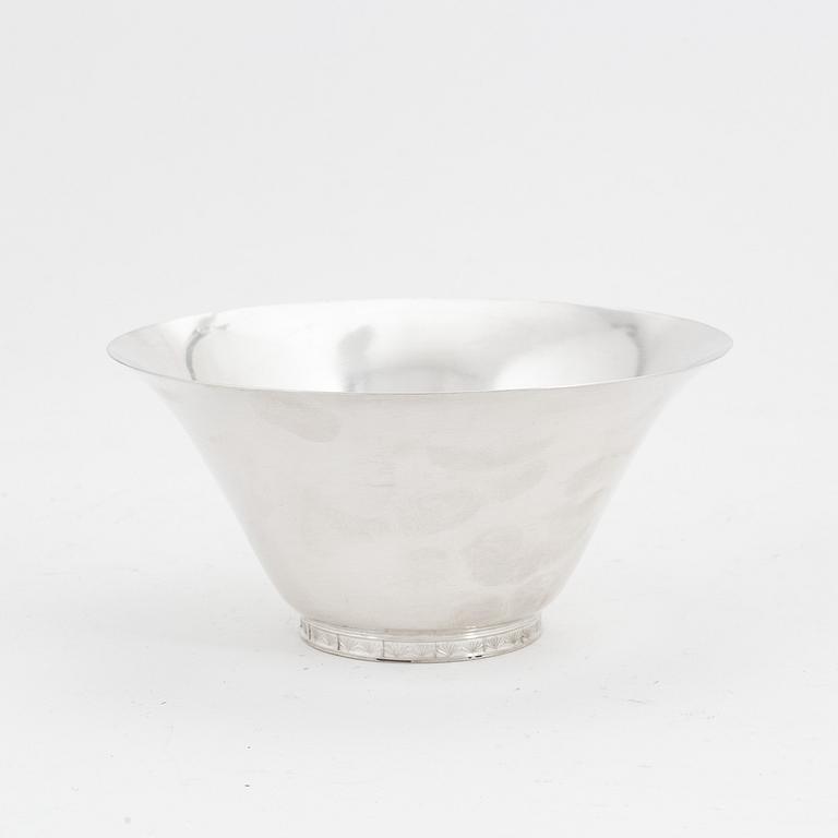 Wiwen Nilsson, skål, sterlingsilver, A Nilsson, Lund 1930.