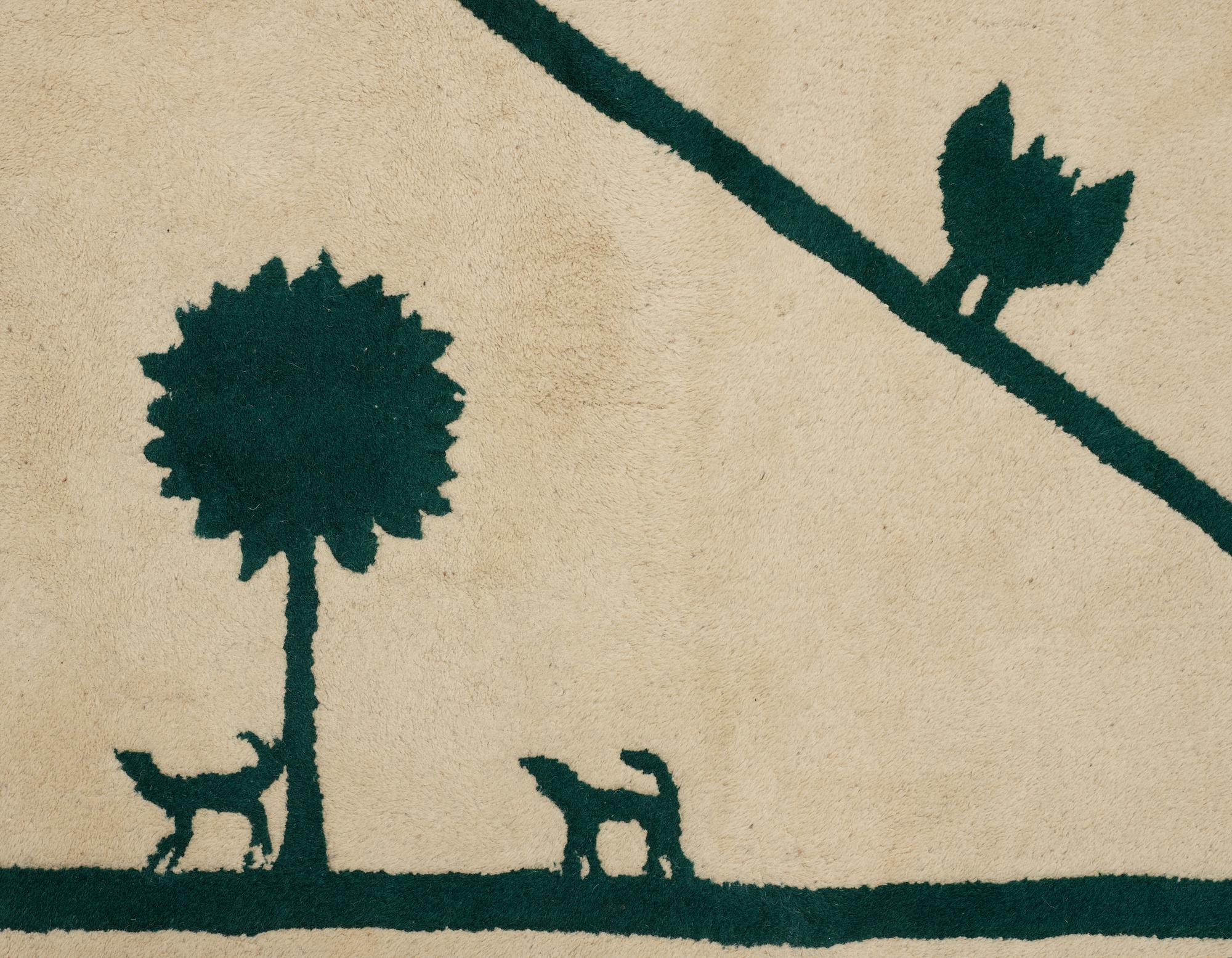 MATTA. "La Promenade des Amis". Tuftad. 242 x 174,5 cm. Komponerad av Diego Giacometti.