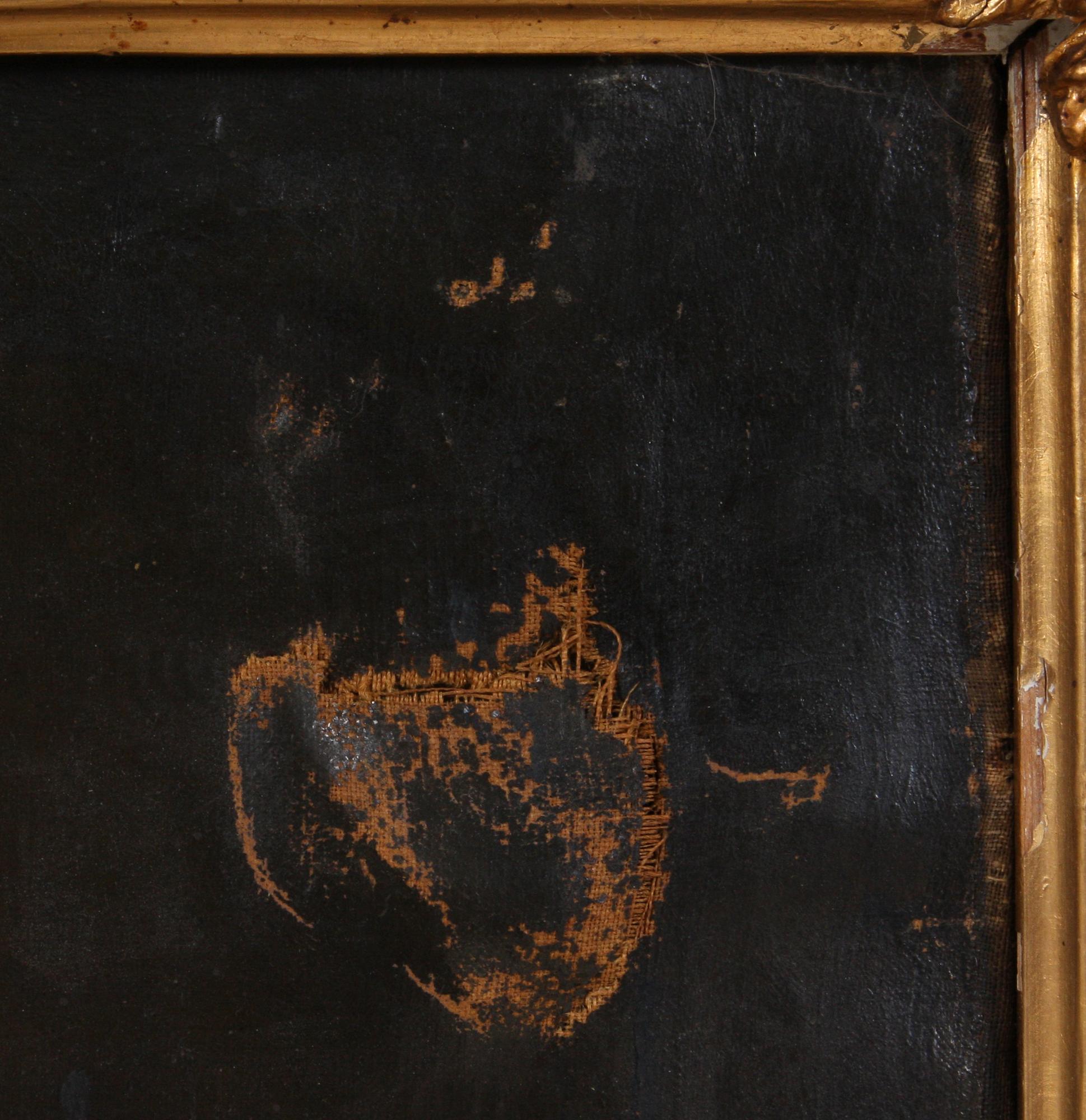 OKÄND KONSTNÄR, olja på duk, 1700/1800-tal.