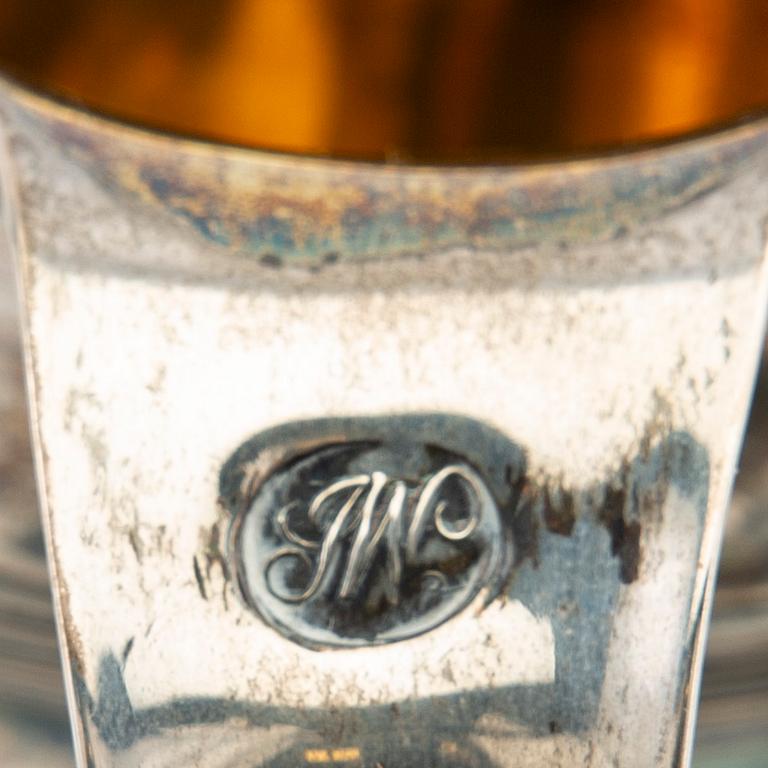 Cream jug, silver, 1806.