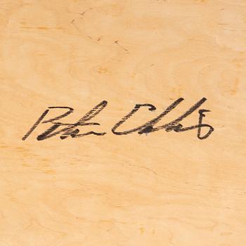 Peter Eklås, coffee table / media bench, "Velodrome", Designtorget, 2000s.