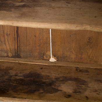 A cabinet, dated 1817.