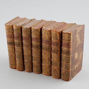 BOOKS 7 volyms:SAMUEL VON PUFENDORF: Introduction a l'histoire generale et politique de l'univers I-VII Amsterdam 1722.