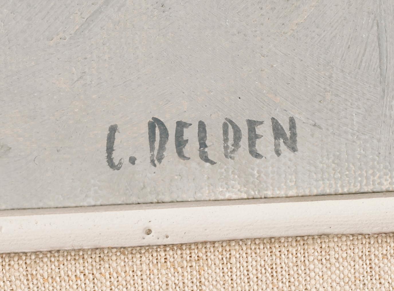 CARL DELDEN, olja på duk, signerad.