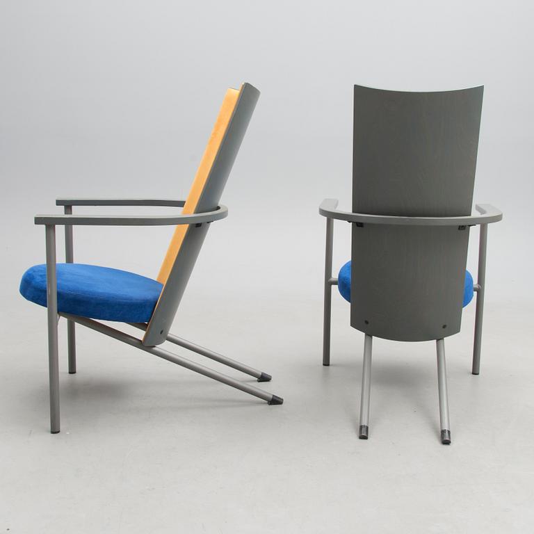 TIMO SAARNIO, NOJATUOLEJA, 3 KPL, "Intimo", Martela. Malli suunniteltu 1989.