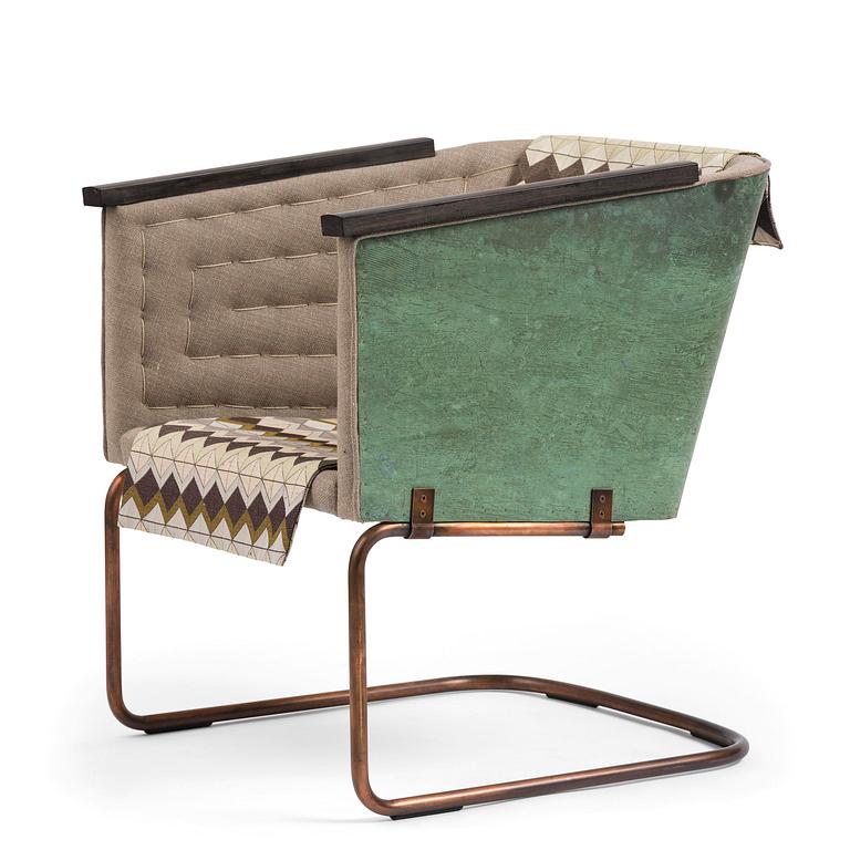 Mats Theselius, fåtölj, "Hommage à Sigurd Lewerentz", ed. 123/123, Källemo, Värnamo, efter 2012.