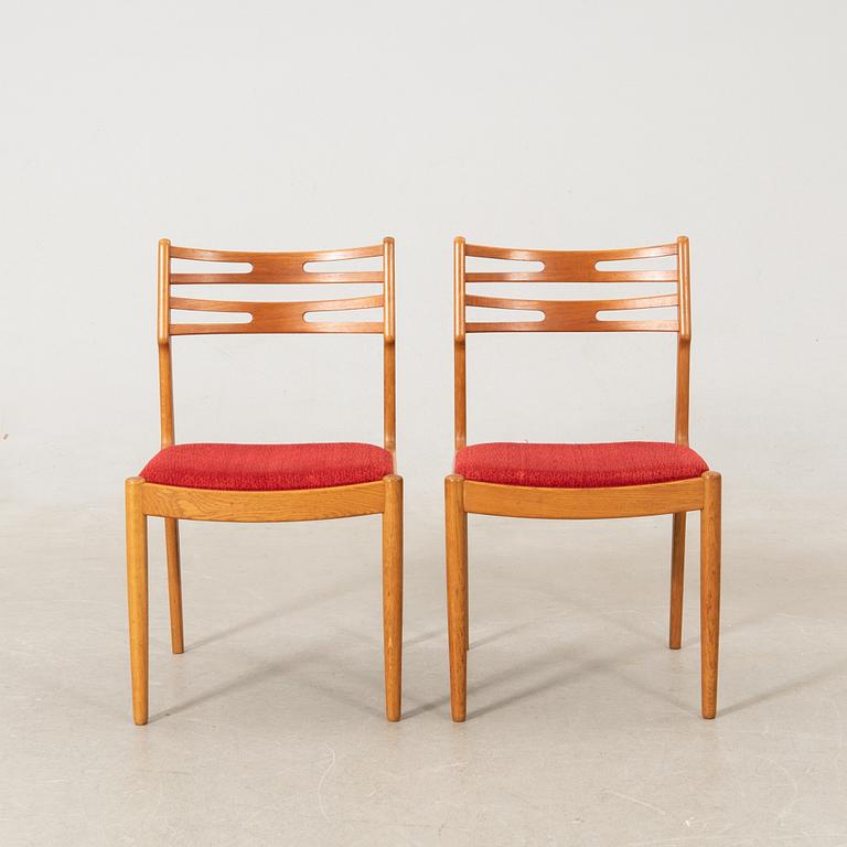 Chairs 3 pcs likely "101" Johannes Andersen for Vamo, Denmark, 1950s/1960s.
