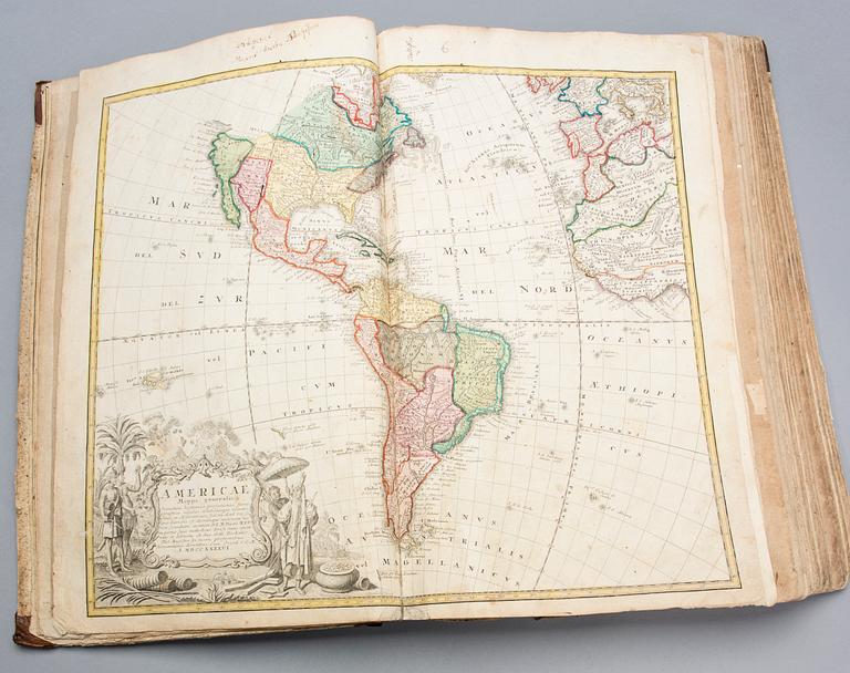 JOHANN BAPTISTA HOMANN, Atlas, Novus Terrarum Orbis Imperia Regna Et Status.