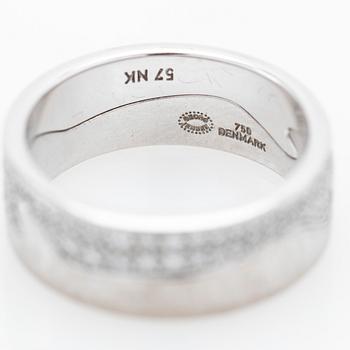 Georg Jensen, ring, "Fusion", 18k white gold with brilliant-cut diamonds.