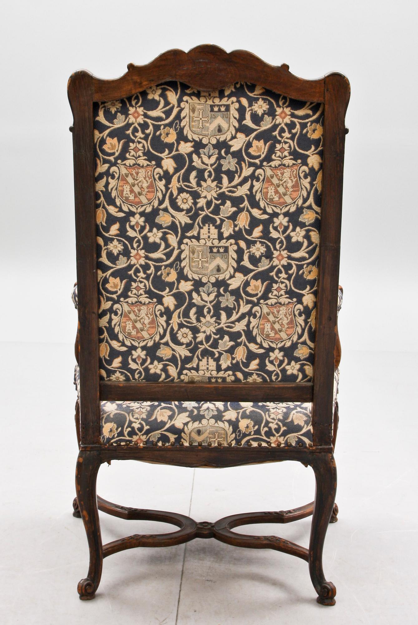 KARMSTOL, Régence-stil, 1800-talets andra hälft.