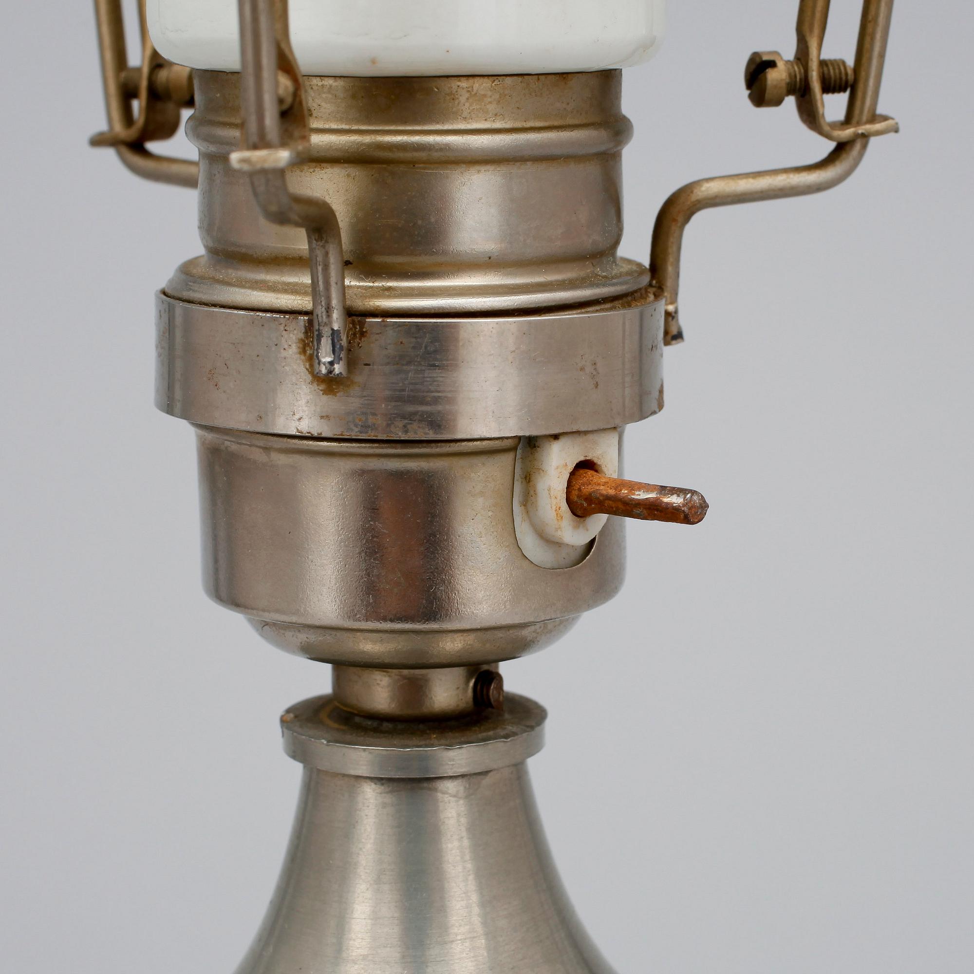 BORDSLAMPA, tenn, GAB, 1938.